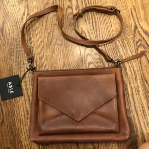 Able Brown Crossbody Bag